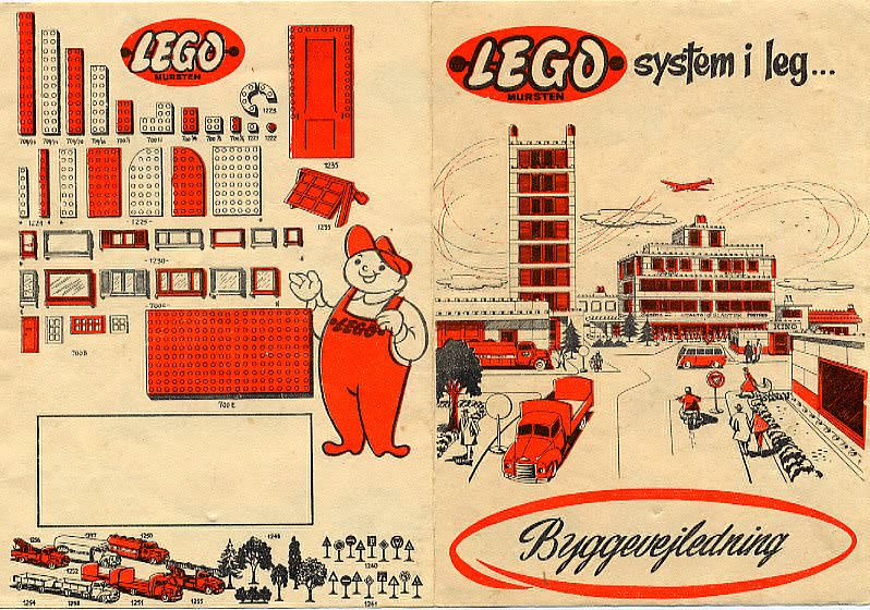 renæssance mineral geni LEGO SYSTEM I LEG early folder - 1955